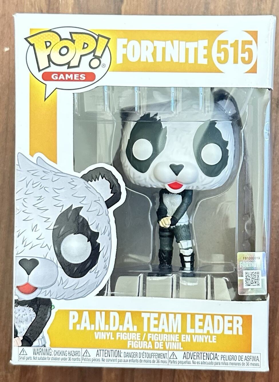 Funko Pop! Vinyl: Fortnite - P.A.N.D.A. Team Leader #515 New